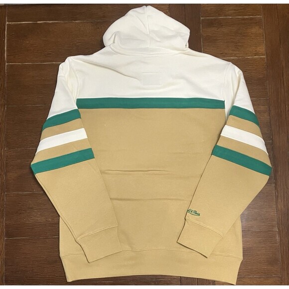 NWT Mitchell & Ness NBA Boston Celtics Head Coach Script Hoodie Mens L $110 - Picture 5 of 5